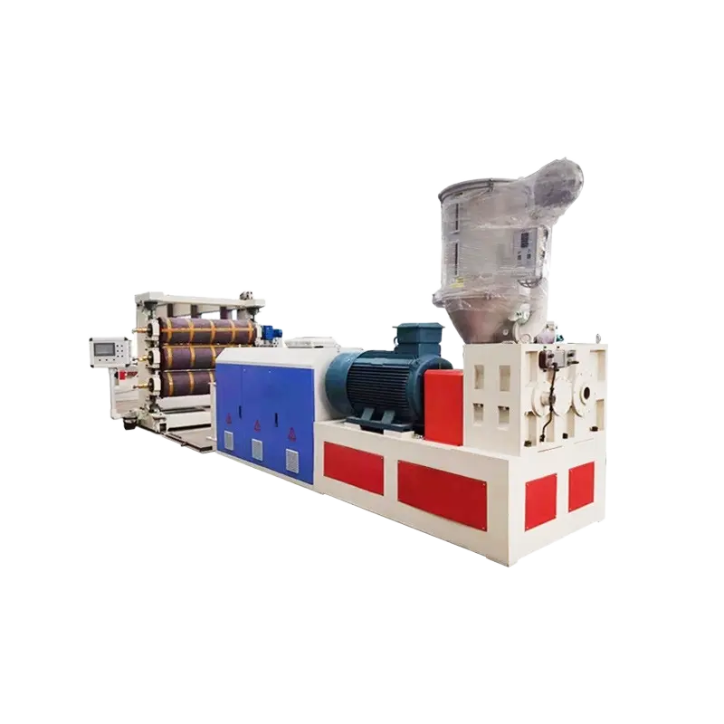 Machine d'extrudeuse en plastique
