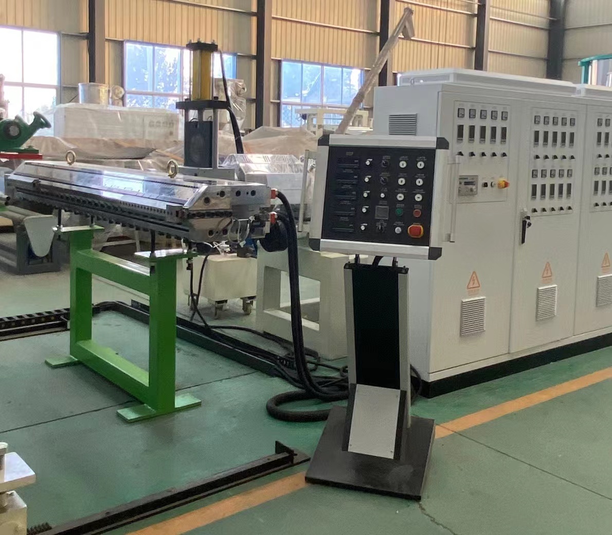 Ajustements avant expédition de la machine d'extrusion de feuilles ABS