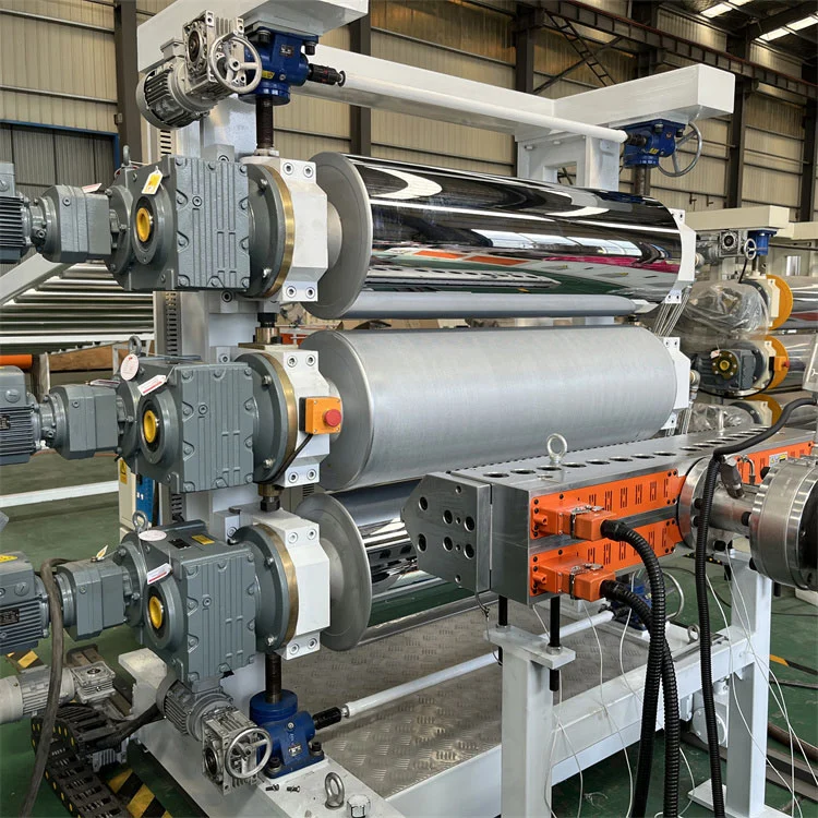 Machine d'extrudeuse de carte électrostatique en PVC